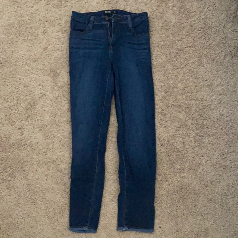 Just Black Dark Wash Skinny Jeans